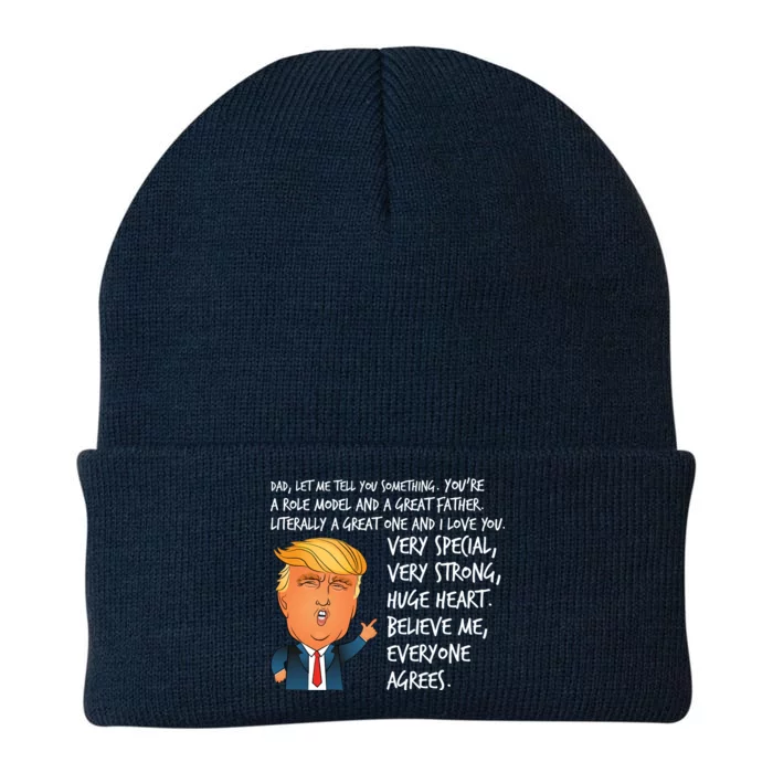 Very Special Dad Donald Trump Fathers Day Knit Cap Winter Beanie