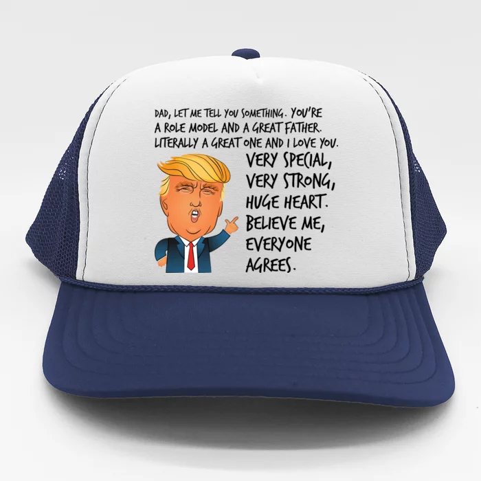 Very Special Dad Donald Trump Fathers Day Trucker Hat