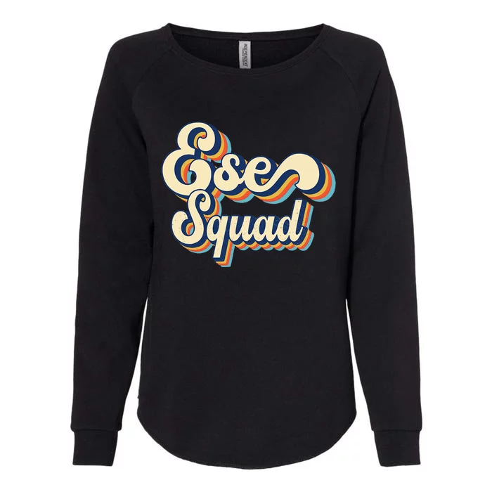 Vintage Ese Squad Teacher First Day Of School Ese Team Womens California Wash Sweatshirt