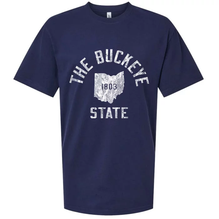 Vintage Established Sports Design The Buckeye State Sueded Cloud Jersey T-Shirt