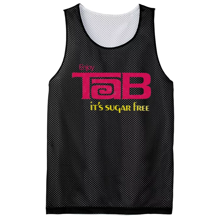 Vintage Enjoy Tab Cola Rip Tab Mesh Reversible Basketball Jersey Tank