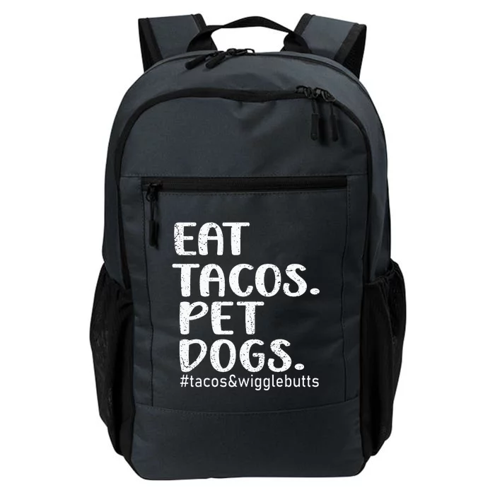 Vintage Eat Tacos Pet Dogs Tacos Daily Commute Backpack