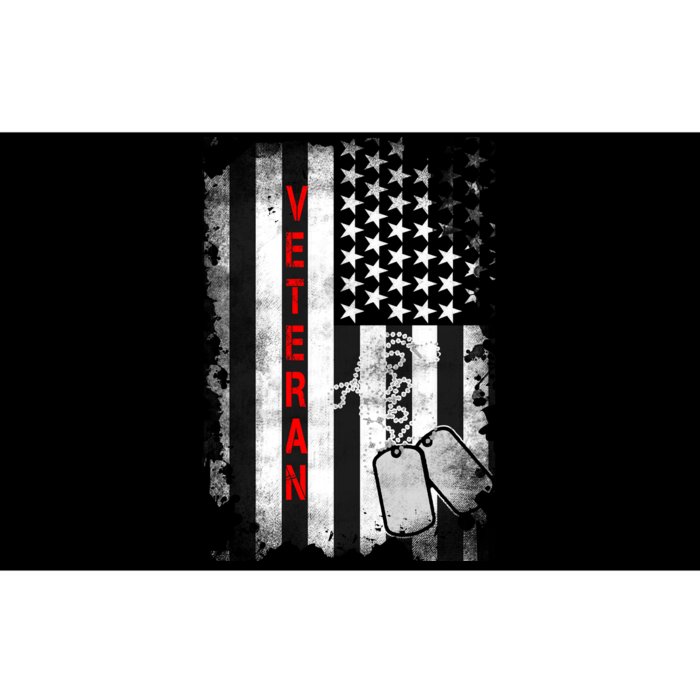 Veteran American Flag Bumper Sticker