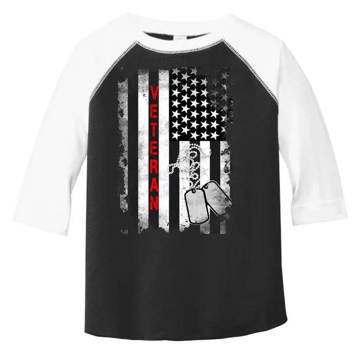 Veteran American Flag Toddler Fine Jersey T-Shirt