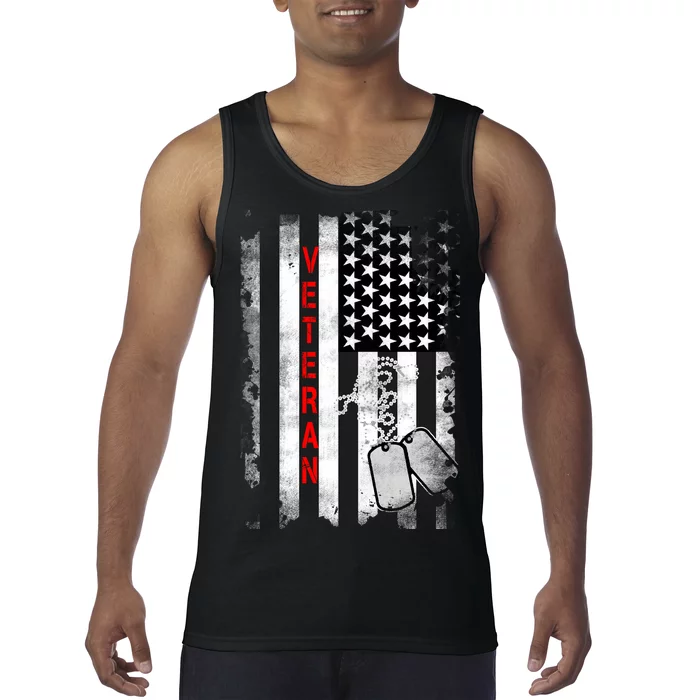 Veteran American Flag Tank Top