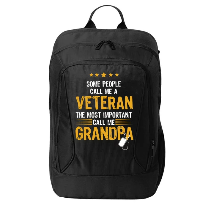 Veteran Grandpa City Backpack