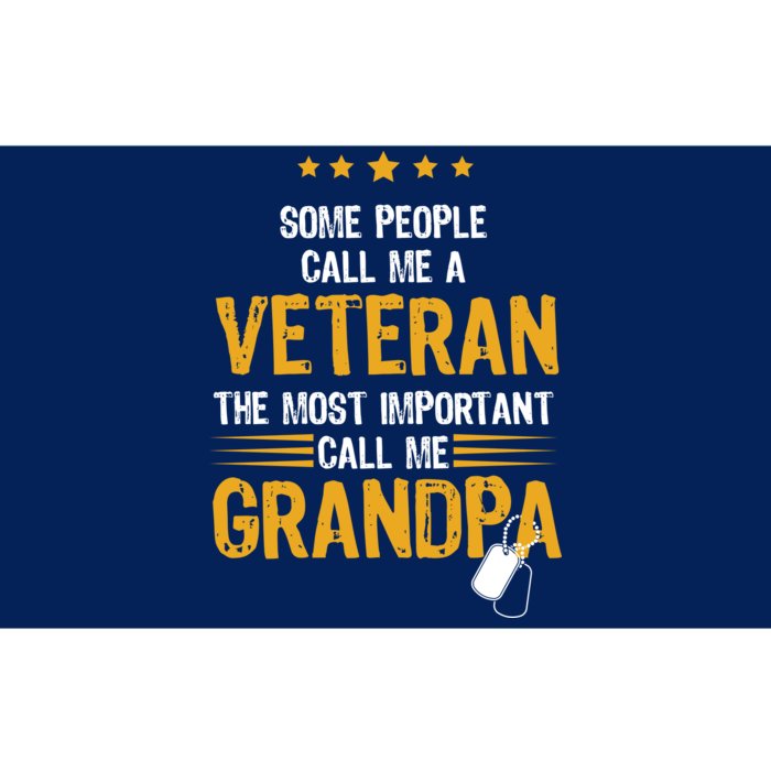 Veteran Grandpa Bumper Sticker