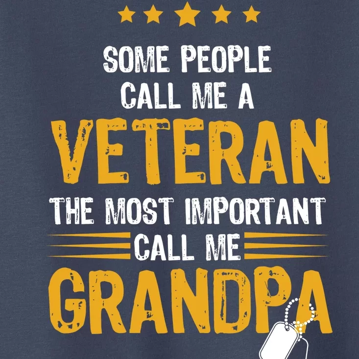 Veteran Grandpa Toddler T-Shirt