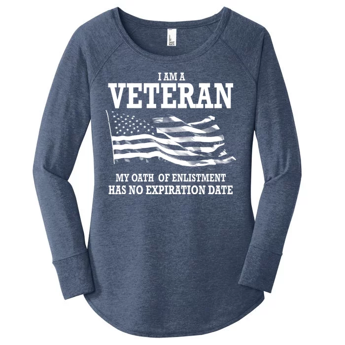 Veteran My Oath Of Enlistment Has No Expiration Date Women's Perfect Tri Tunic Long Sleeve Shirt