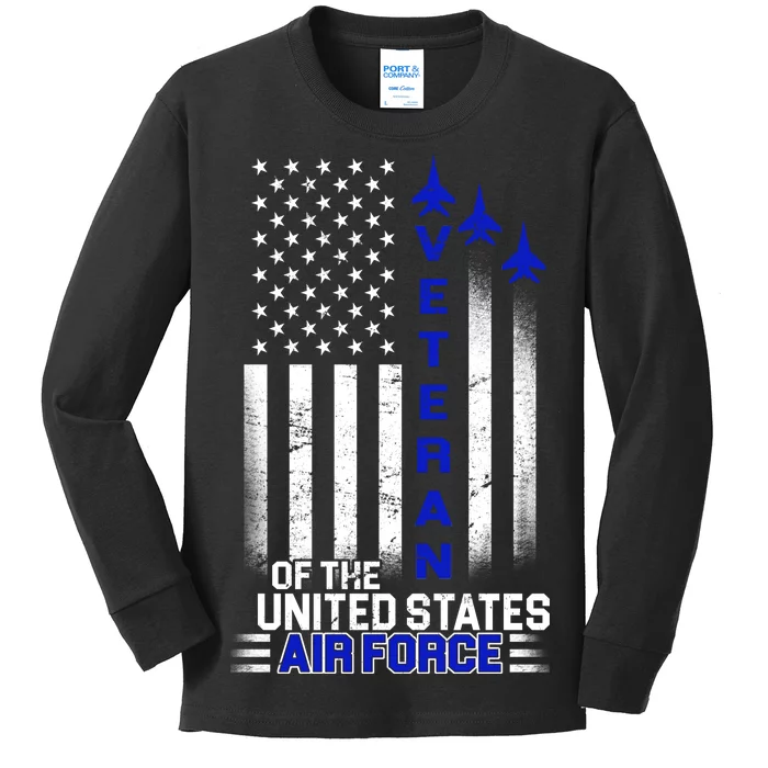 Veteran Of The United States Air Force Kids Long Sleeve Shirt