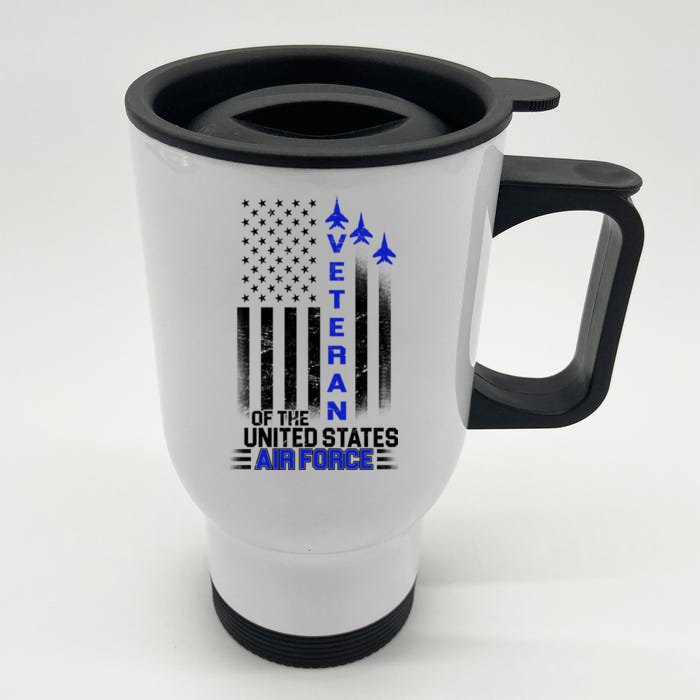 Veteran Of The United States Air Force Front & Back Stainless Steel Travel Mug