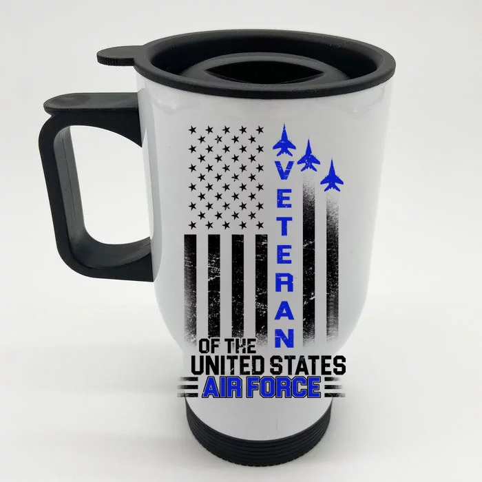 Veteran Of The United States Air Force Front & Back Stainless Steel Travel Mug