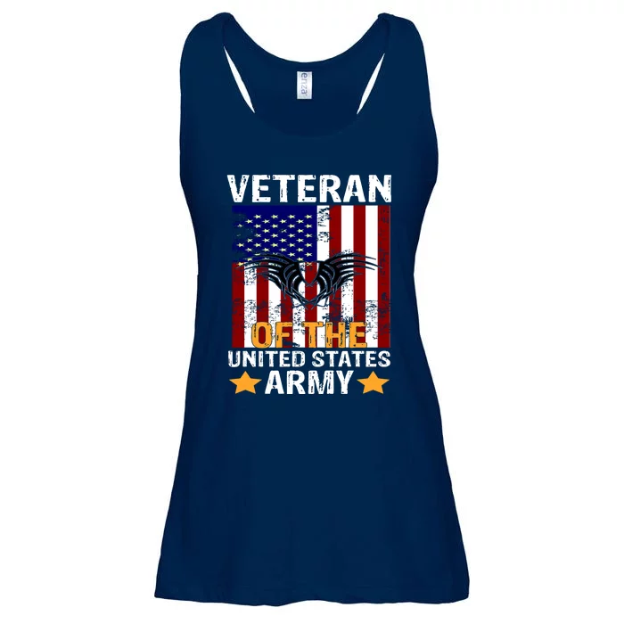 Veteran of the United States Army Ladies Essential Flowy Tank