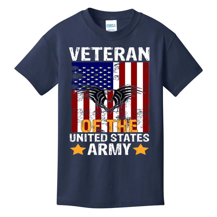 Veteran of the United States Army Kids T-Shirt