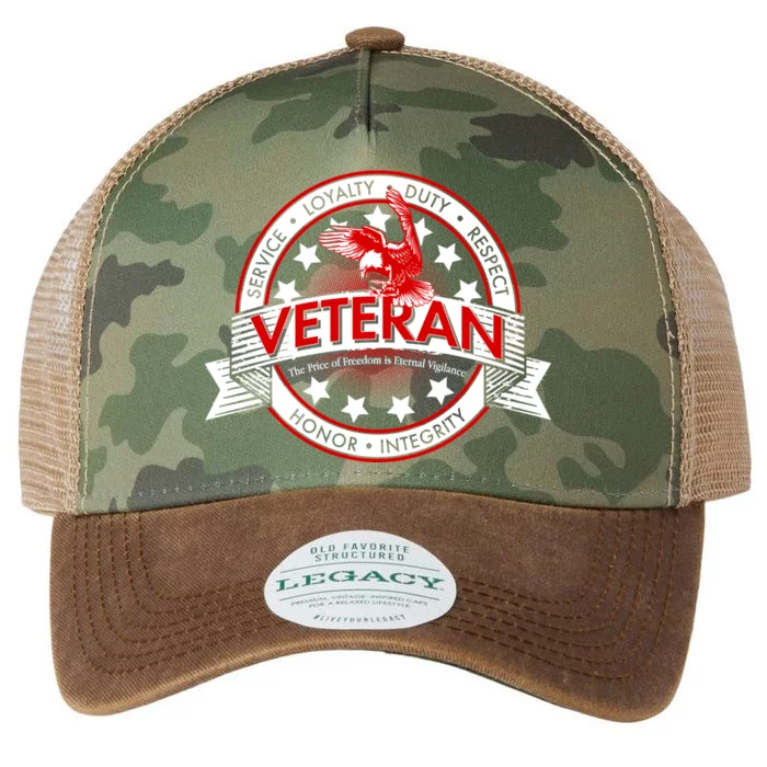 Veteran Price Of Freedom Emblem Legacy Tie Dye Trucker Hat