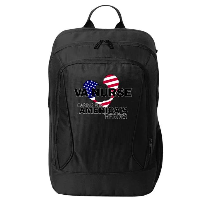 Veteran VA Nurse Caring For America's Heroes City Backpack