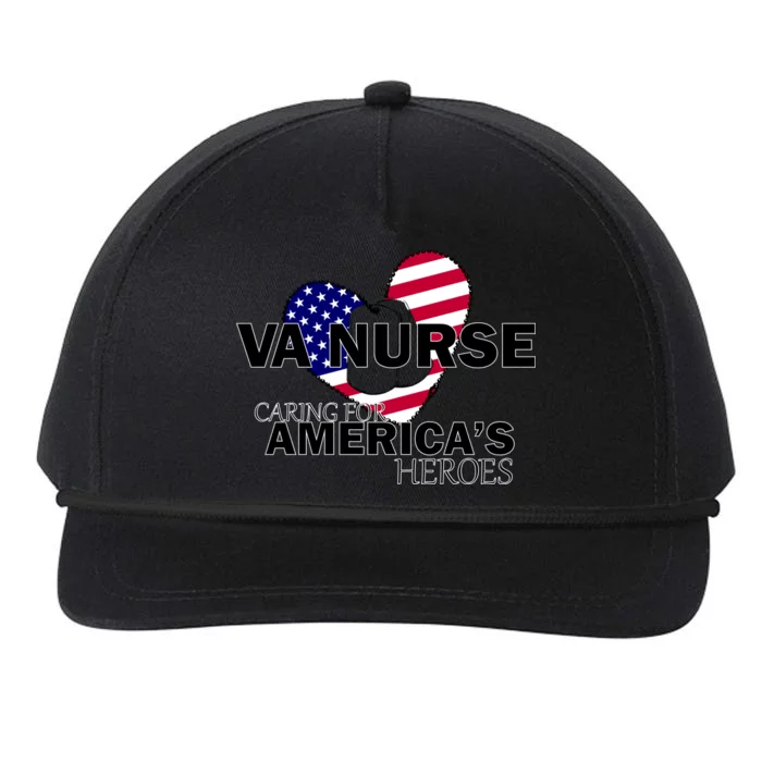 Veteran VA Nurse Caring For America's Heroes Snapback Five-Panel Rope Hat