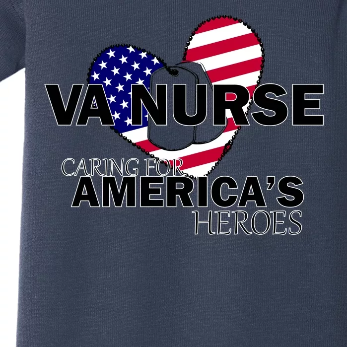 Veteran VA Nurse Caring For America's Heroes Baby Bodysuit