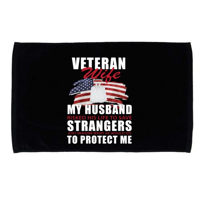 Veteran Wife Microfiber Hand Towel