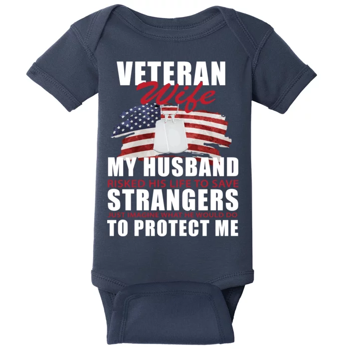 Veteran Wife Baby Bodysuit