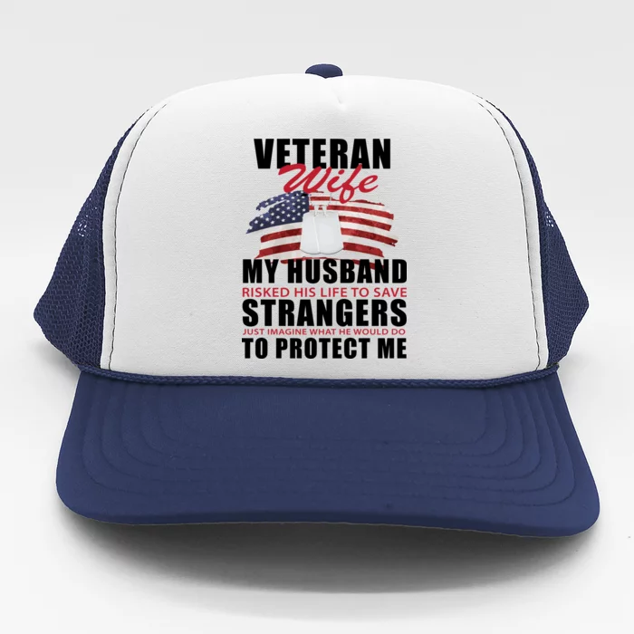 Veteran Wife Trucker Hat