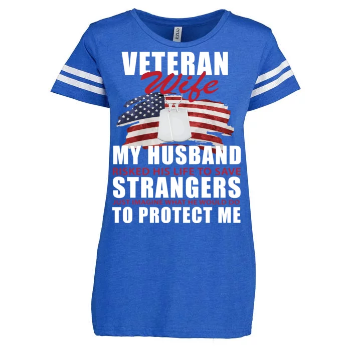 Veteran Wife Enza Ladies Jersey Football T-Shirt