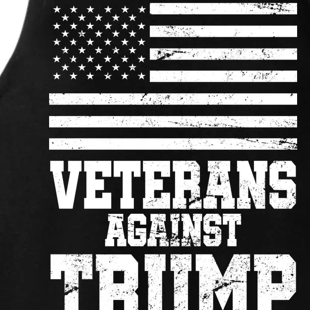 Veterans Against Trump Ladies Tri-Blend Wicking Tank