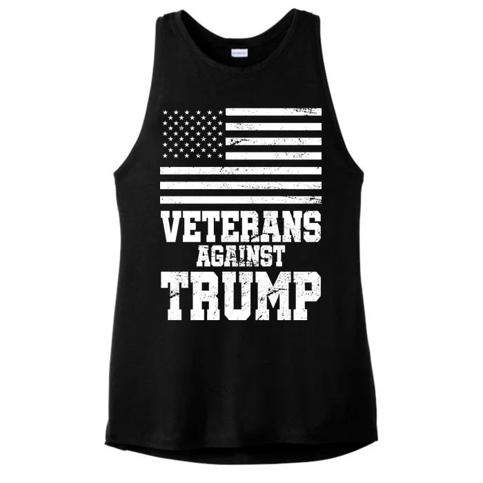 Veterans Against Trump Ladies Tri-Blend Wicking Tank