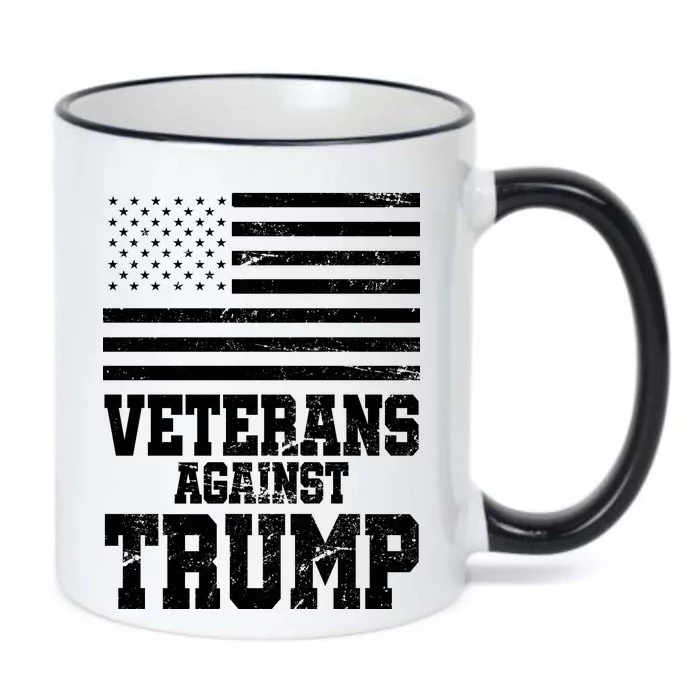 Veterans Against Trump Black Color Changing Mug