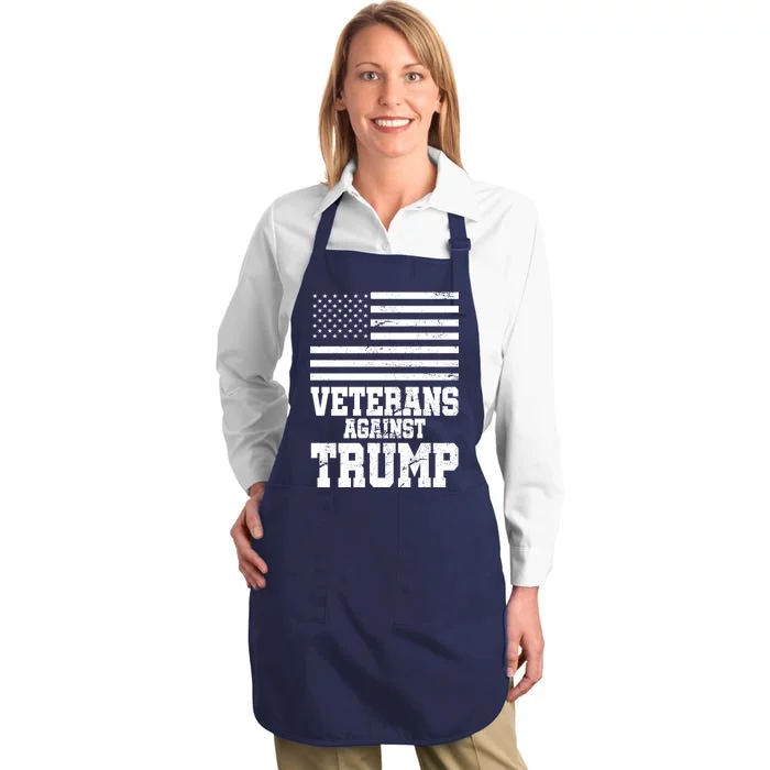 Veterans Against Trump Full-Length Apron With Pocket