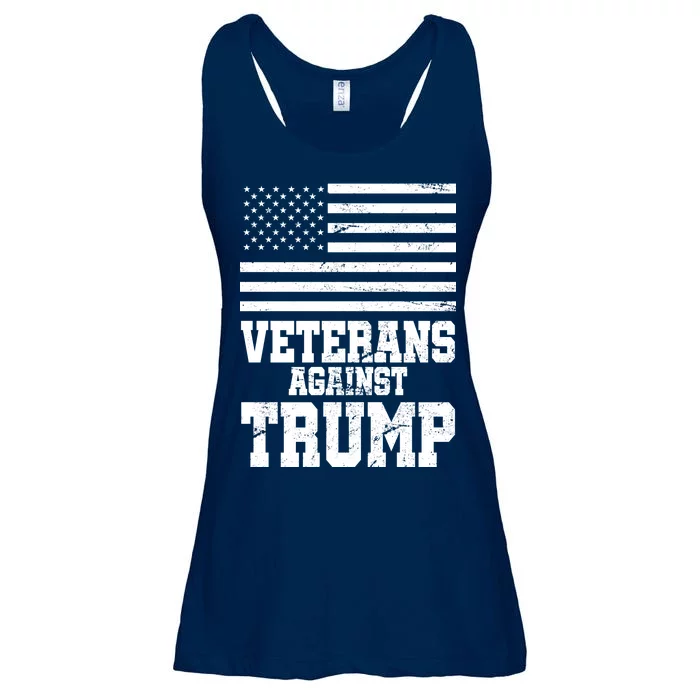 Veterans Against Trump Ladies Essential Flowy Tank