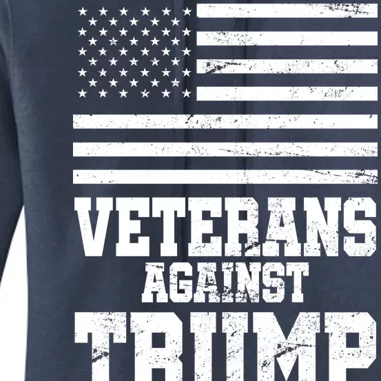 Veterans Against Trump Women's Pullover Hoodie