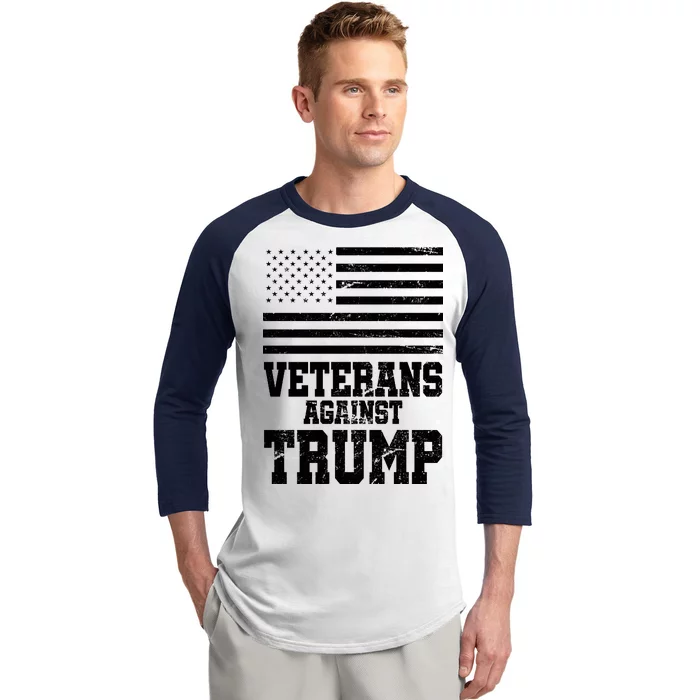 Veterans Against Trump Baseball Sleeve Shirt