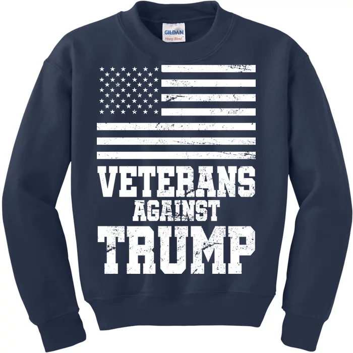 Veterans Against Trump Kids Sweatshirt