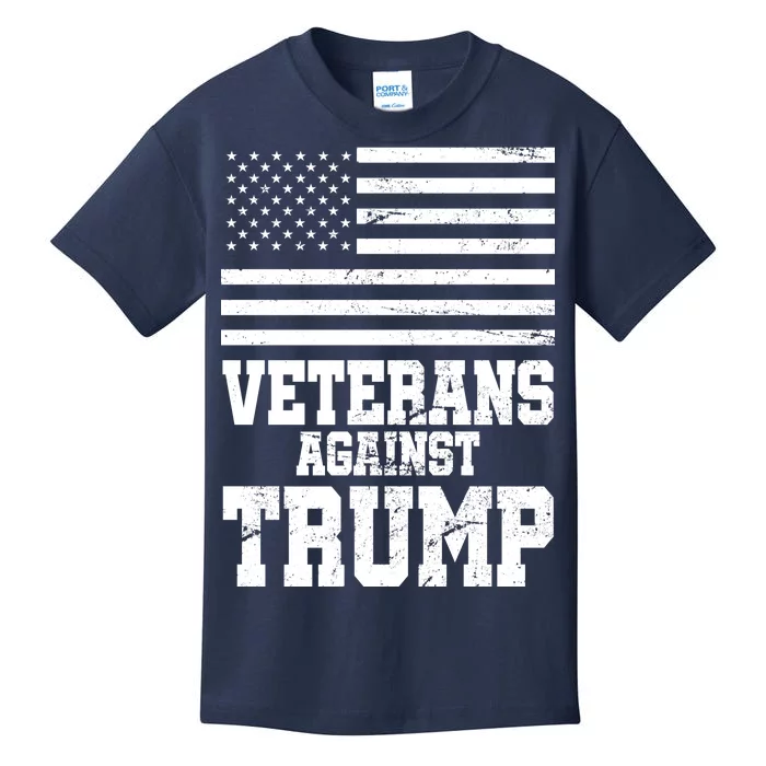 Veterans Against Trump Kids T-Shirt