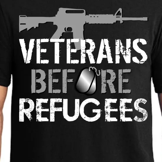 Veterans Before Refugees Pajama Set