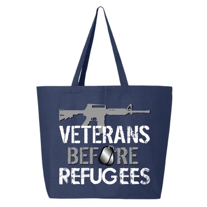 Veterans Before Refugees 25L Jumbo Tote