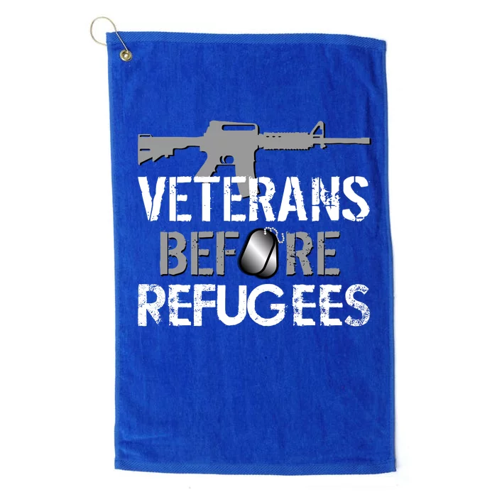 Veterans Before Refugees Platinum Collection Golf Towel