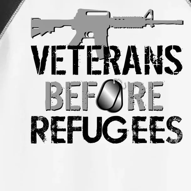 Veterans Before Refugees Toddler Fine Jersey T-Shirt