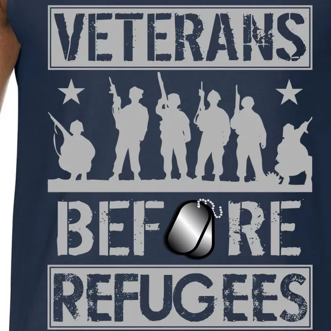 Veterans Before Refugees Veteran Comfort Colors® Tank Top