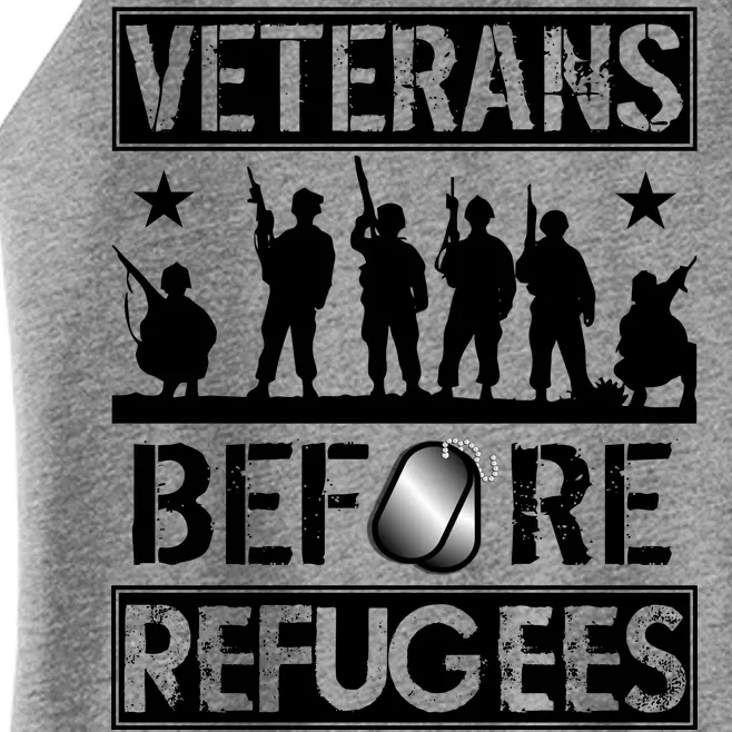 Veterans Before Refugees Veteran Women’s Perfect Tri Rocker Tank