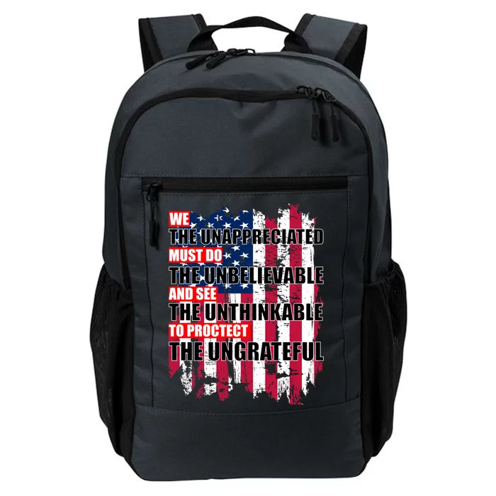 Veterans Must Do The Unthinkable Daily Commute Backpack