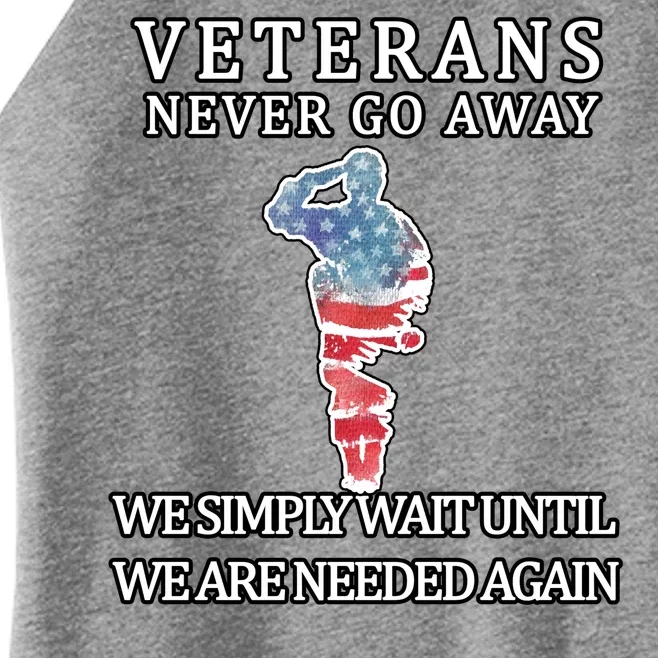 Veterans Never Go Away Women’s Perfect Tri Rocker Tank