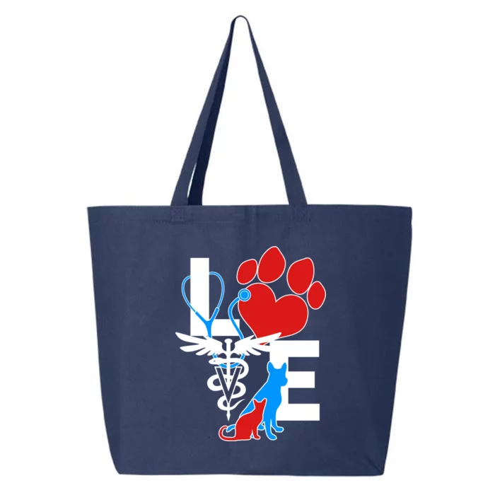 Veterinarian Love Cat and Dog 25L Jumbo Tote