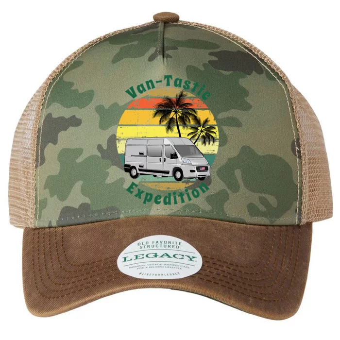 VanTastic Expedition Vanlife Van Camper Lover Legacy Tie Dye Trucker Hat