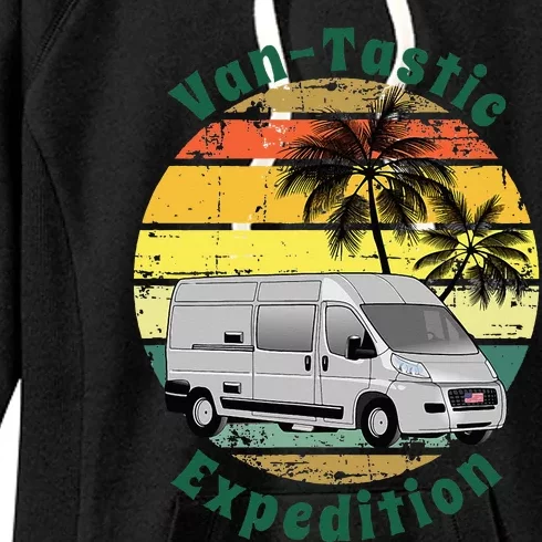 VanTastic Expedition Vanlife Van Camper Lover Women's Fleece Hoodie