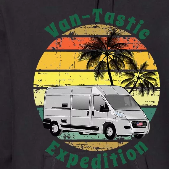 VanTastic Expedition Vanlife Van Camper Lover Premium Hoodie