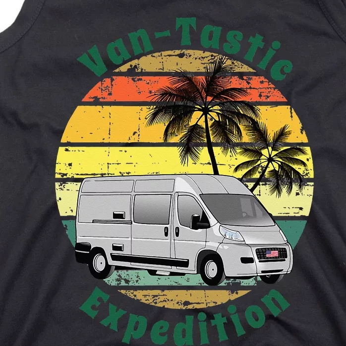 VanTastic Expedition Vanlife Van Camper Lover Tank Top