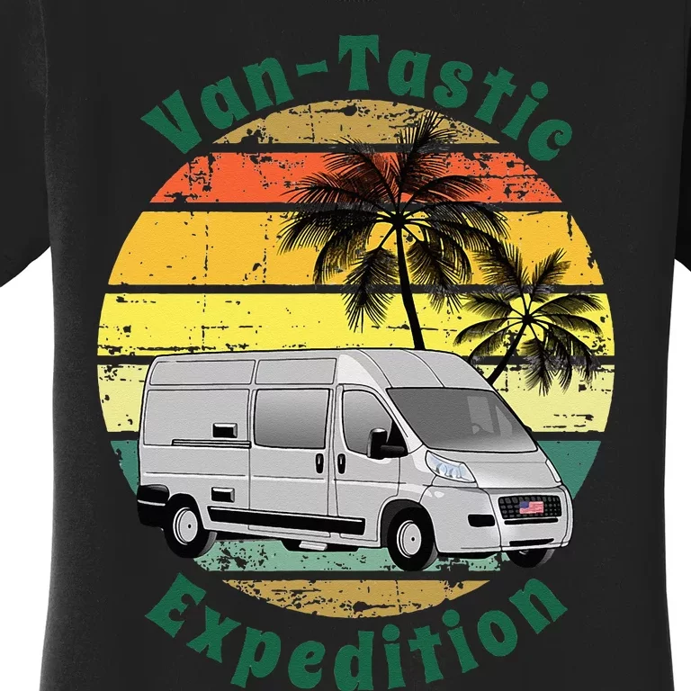 VanTastic Expedition Vanlife Van Camper Lover Women's T-Shirt