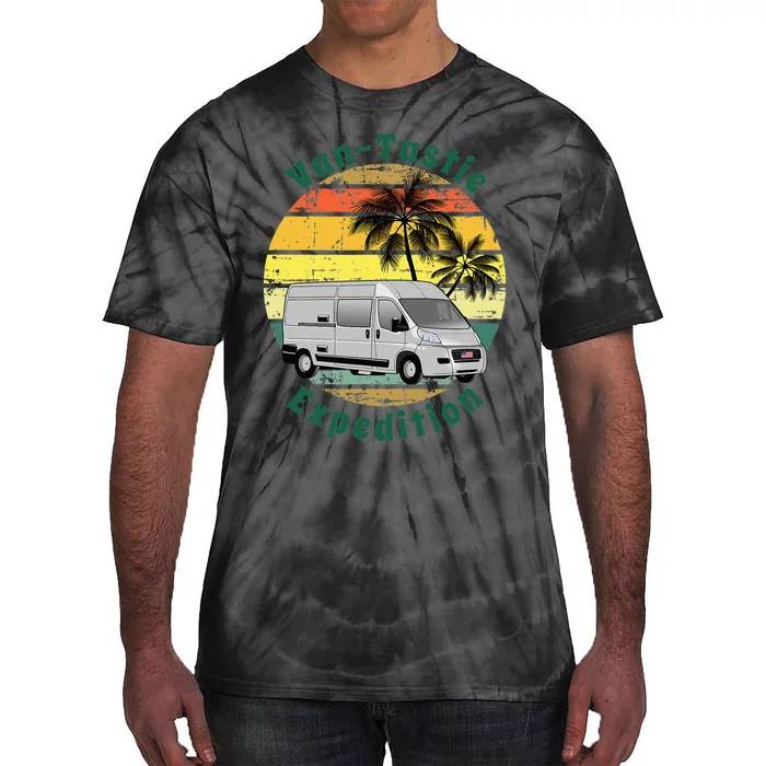 VanTastic Expedition Vanlife Van Camper Lover Tie-Dye T-Shirt